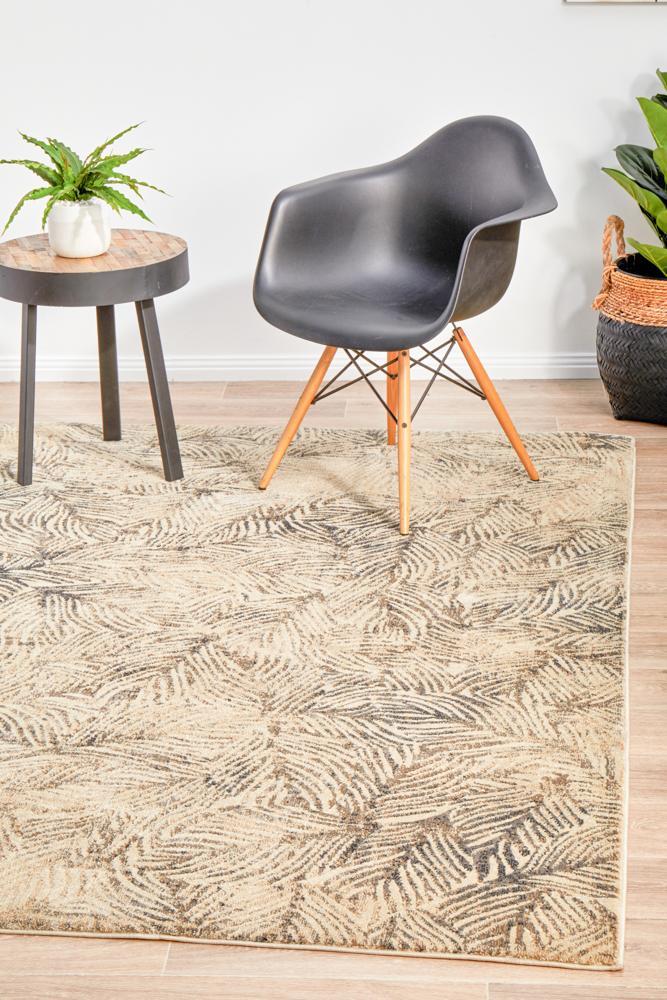 Nocturne Graphite Beige Rug