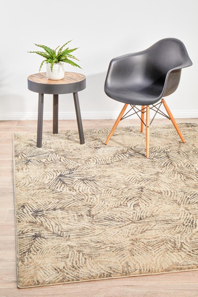Nocturne Graphite Beige Rug