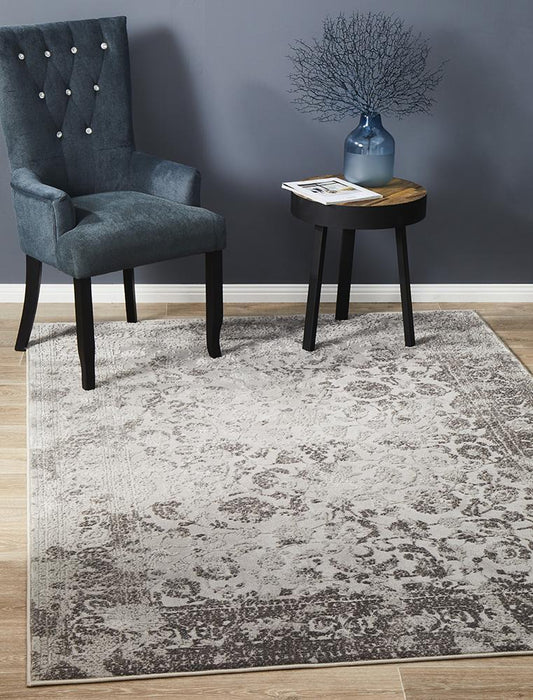 Orvelle Platinum Silver Rug