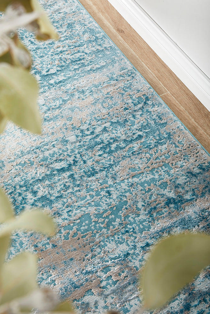 Orvelle Blue Runner Rug