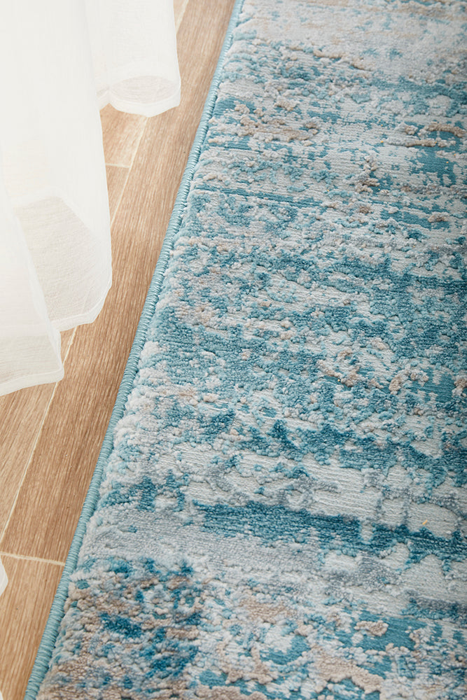 Orvelle Blue Runner Rug