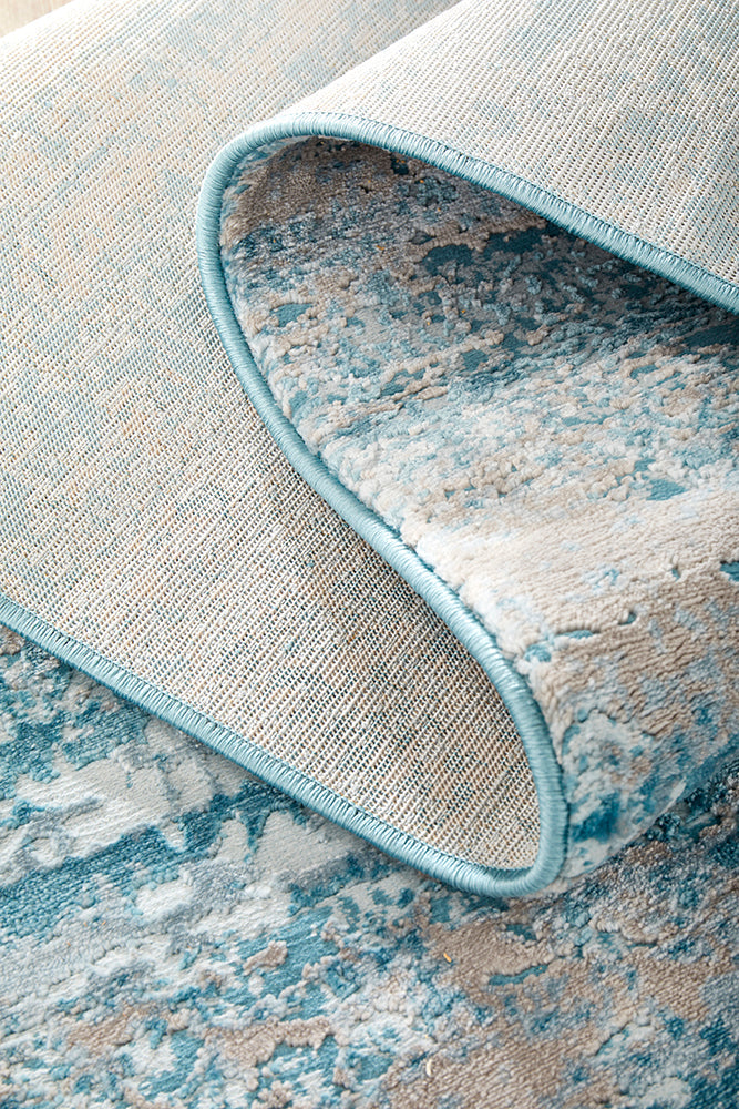Orvelle Blue Runner Rug