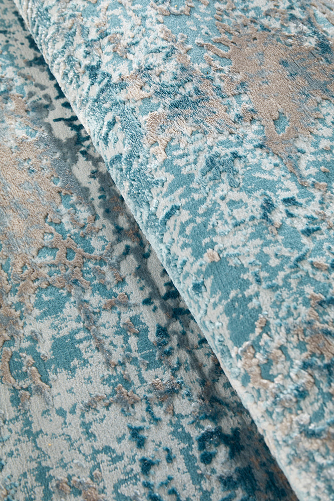 Orvelle Blue Runner Rug