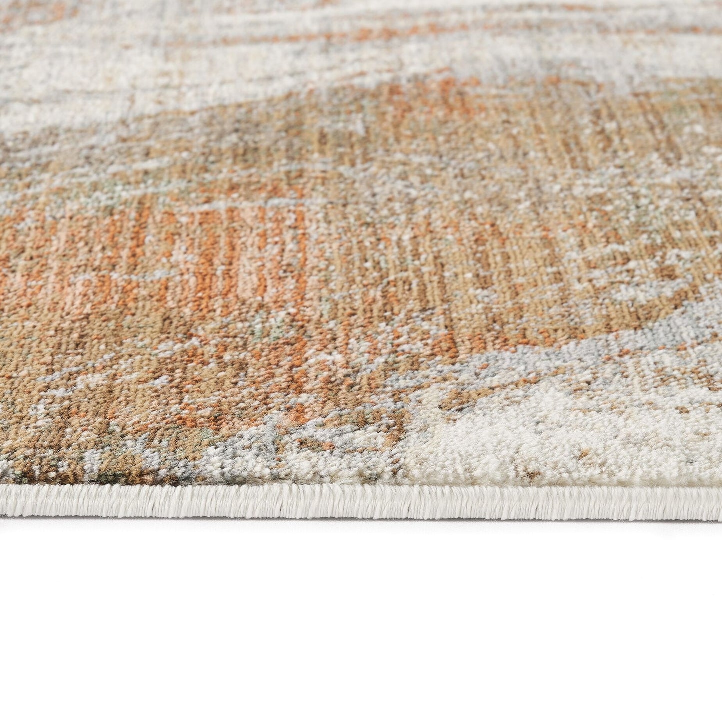 Oria Ivory Rust Rug
