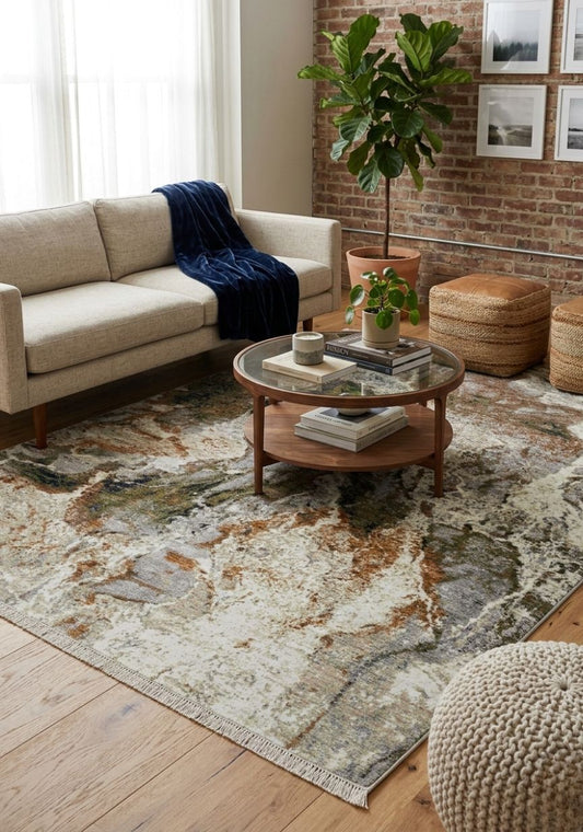 Oria Multi Rust Rug