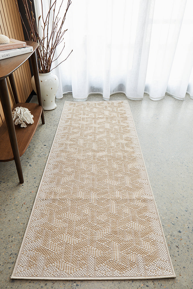 Verano Oat Beige Runner Rug