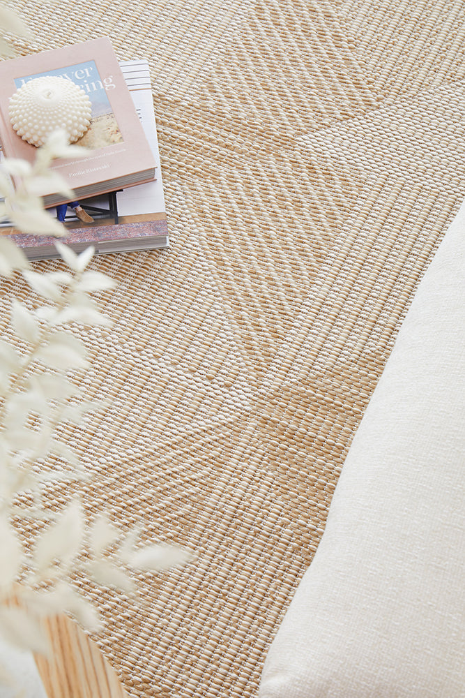 Verano Wheat Beige Runner Rug