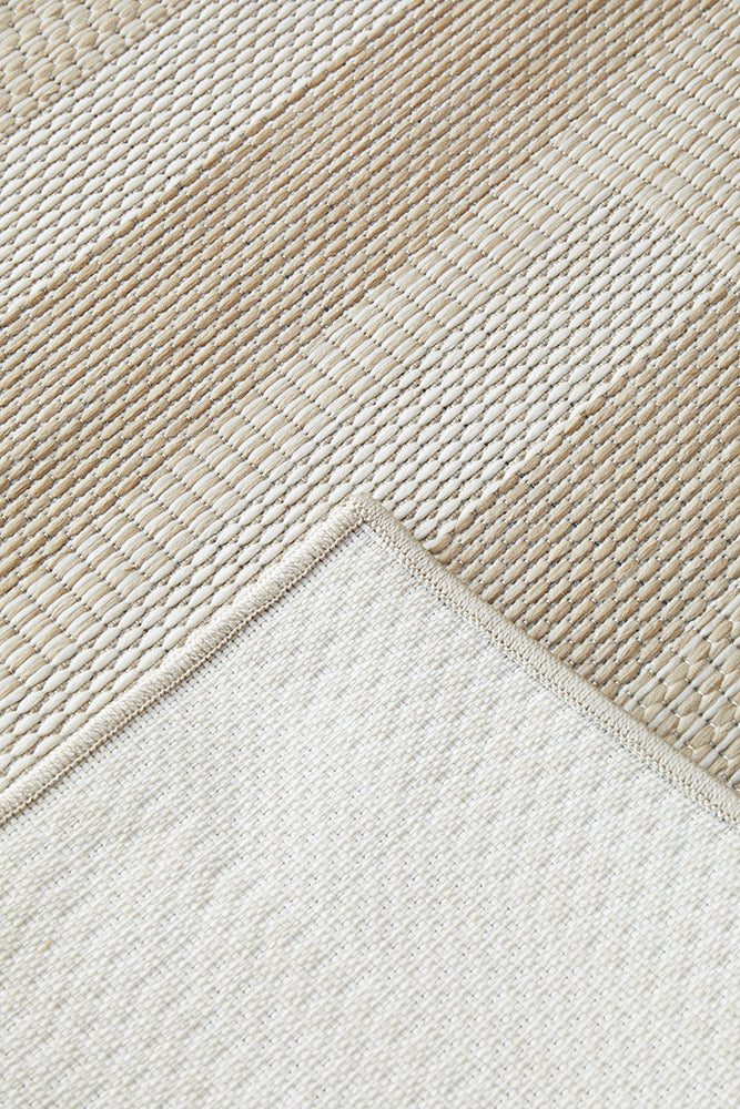 Verano Flax Beige Runner Rug