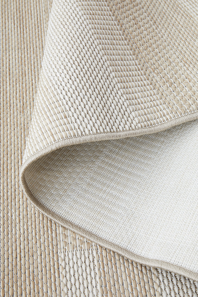 Verano Flax Beige Runner Rug