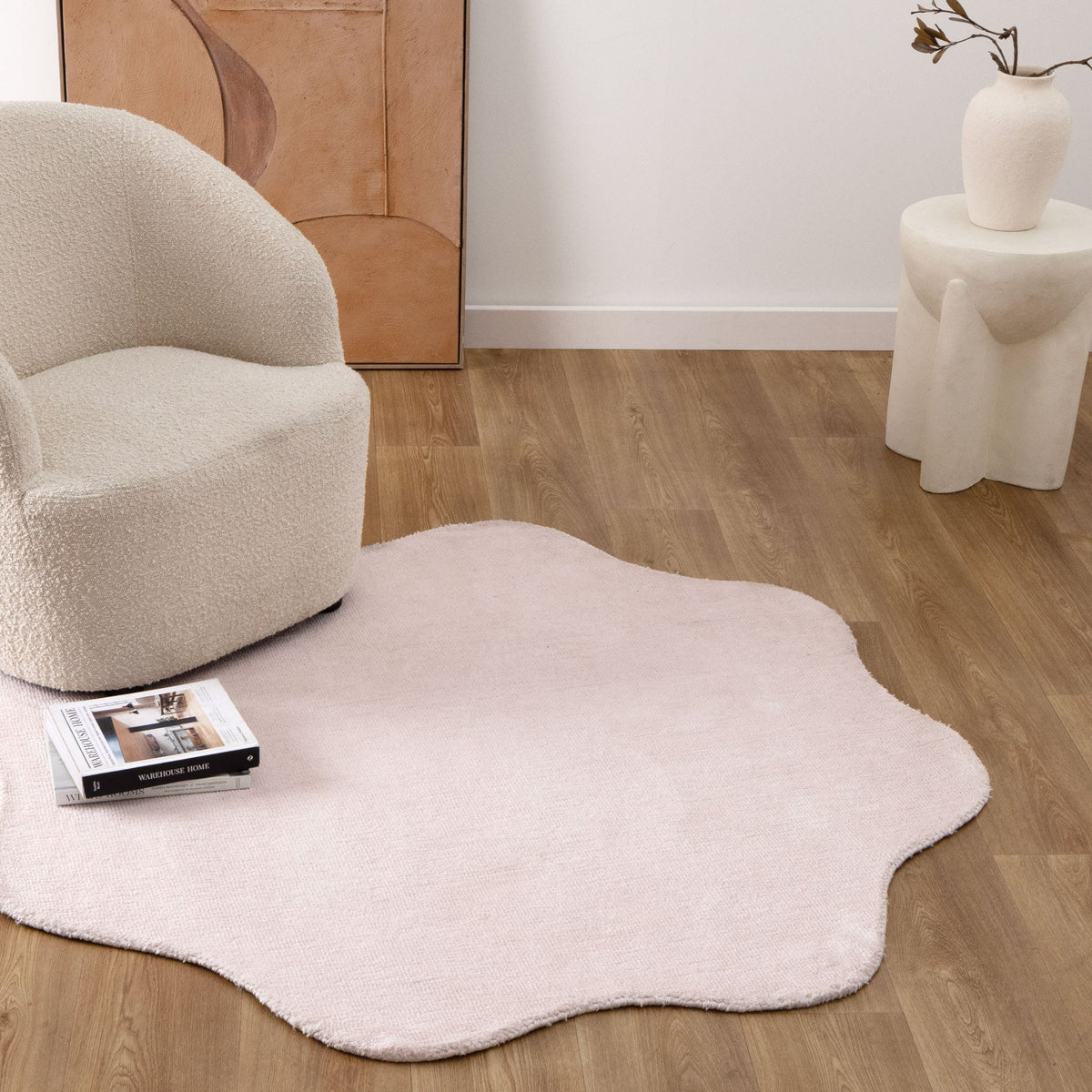 Ondella Pink Round Rug