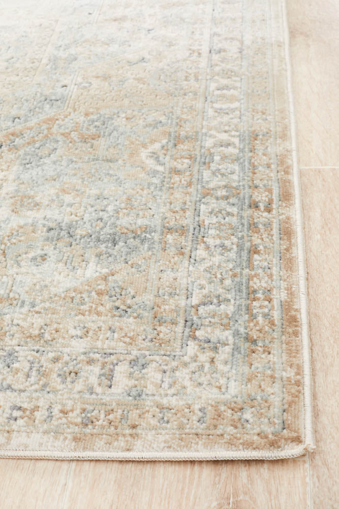 Valdene Beige Runner Rug