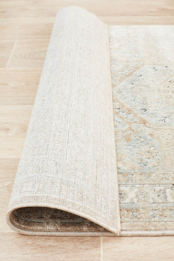 Valdene Beige Runner Rug
