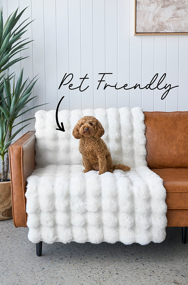Perlana White Washable Rug