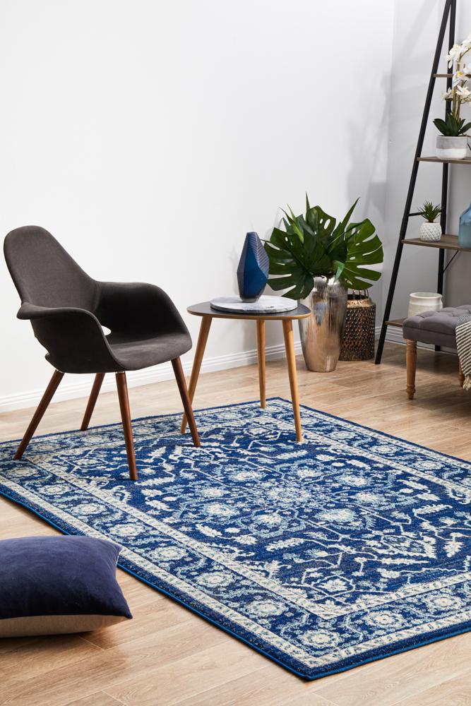 Pietra Marine Blue Rug