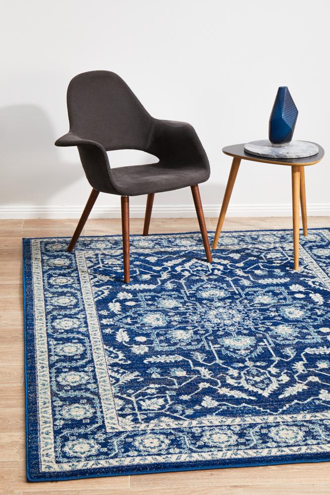 Pietra Marine Blue Rug
