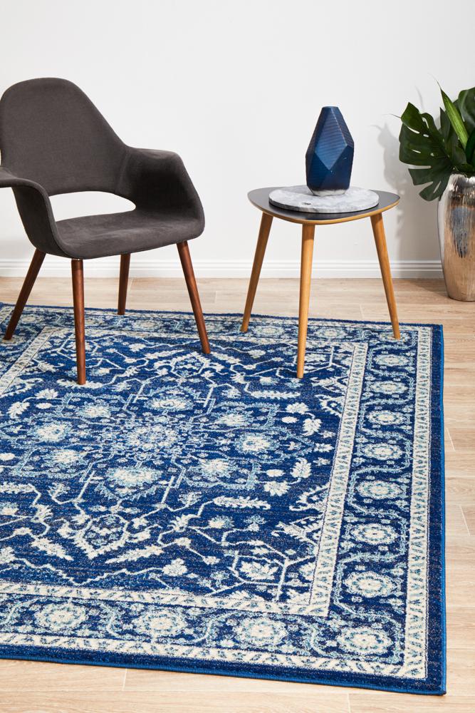 Pietra Marine Blue Rug
