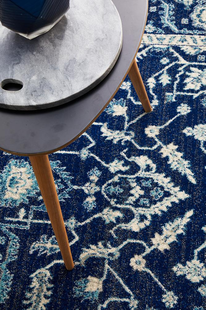 Pietra Marine Blue Rug