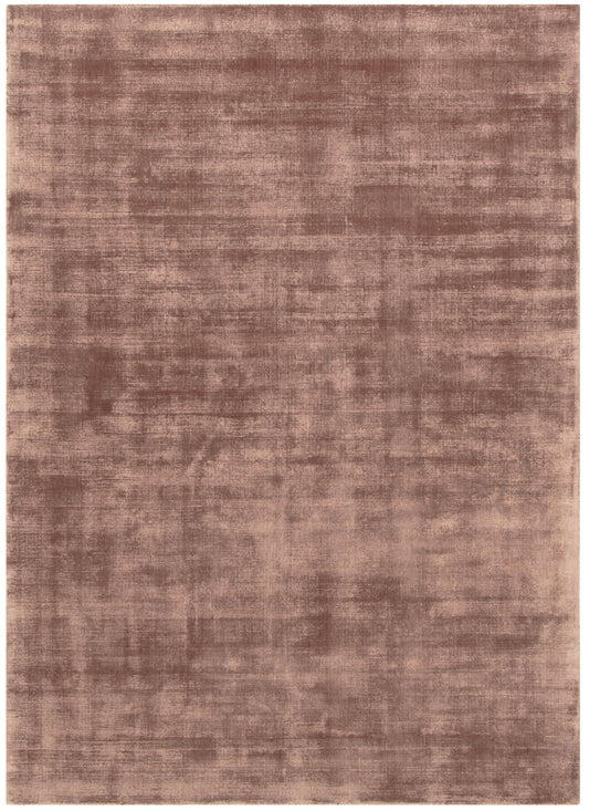 Rivareno Modern Rust Rug — viscose rug, soft sheen, subtle, Haus & Harbour