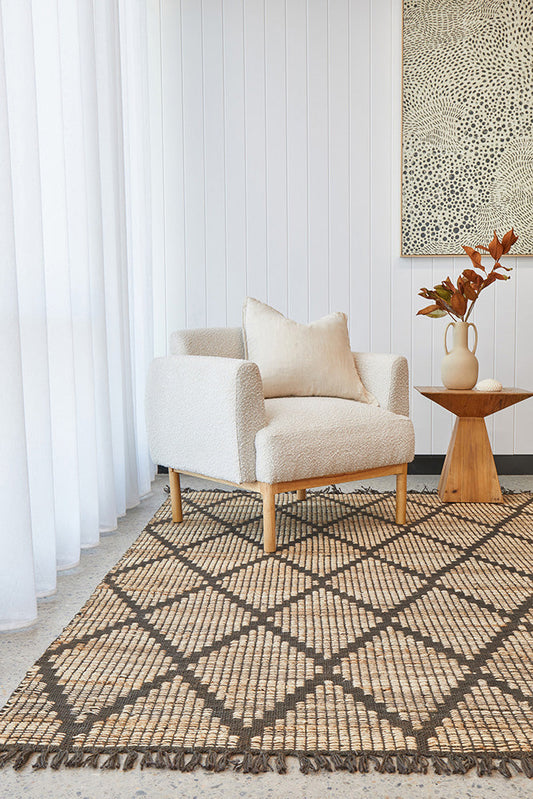 Rattana Brown Jute Rug
