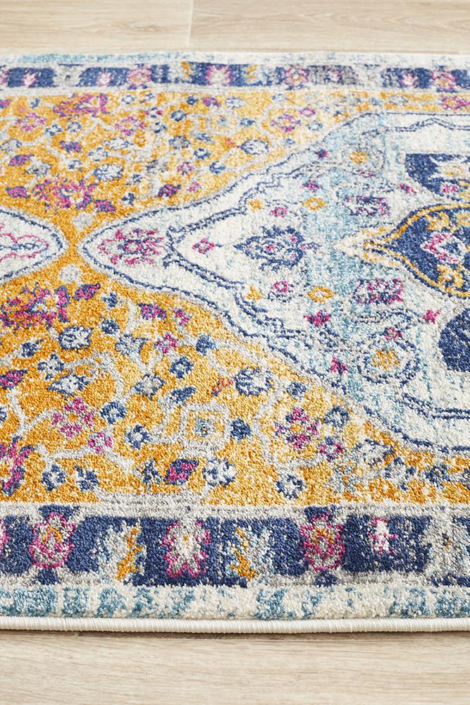 Ravella 201 Rust Orange Polypropylene Runner Rug