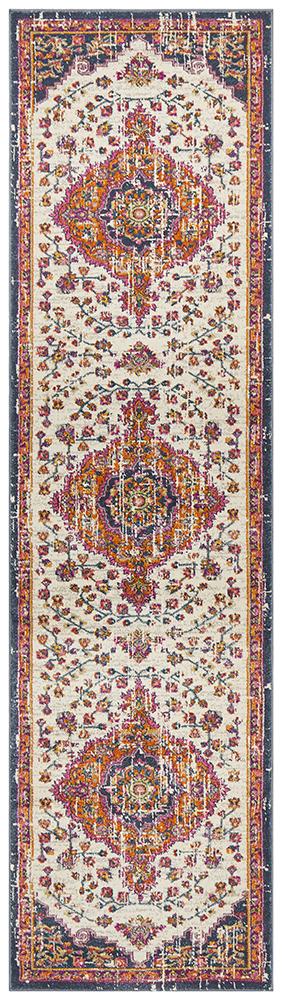 Ravella 205 White Polypropylene Rug