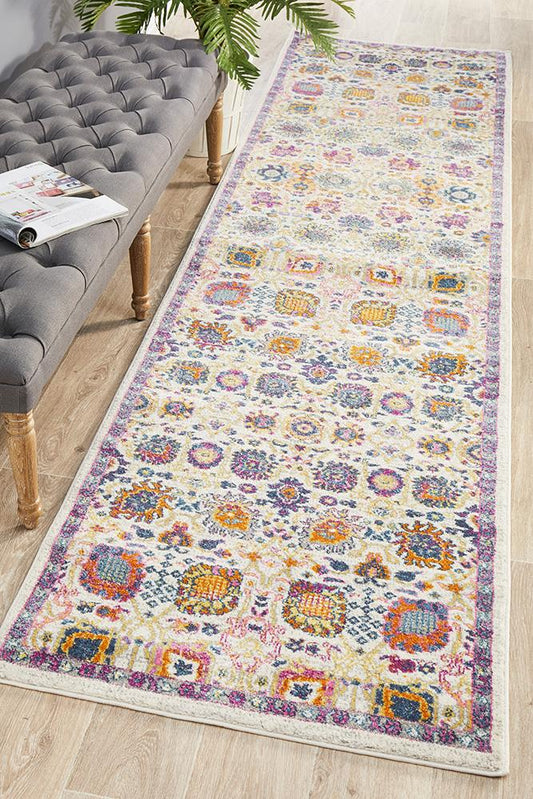 Ravella 206 Multi Polypropylene Runner Rug