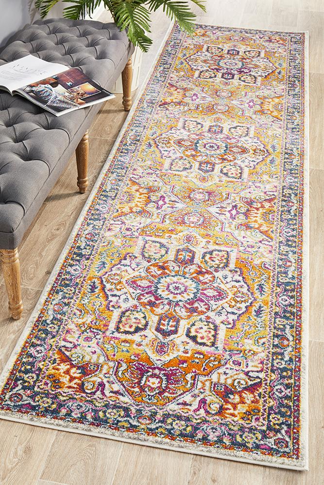 Ravella 207 Multi Polypropylene Runner Rug