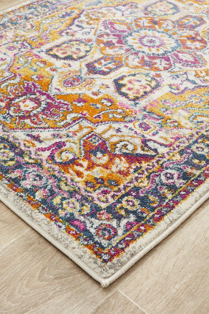 Ravella 207 Multi Polypropylene Runner Rug