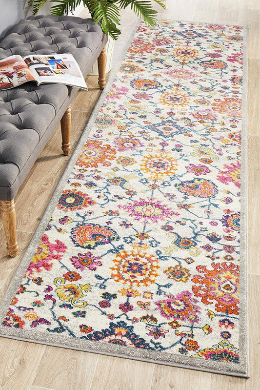 Ravella 208 Multi Polypropylene Runner Rug