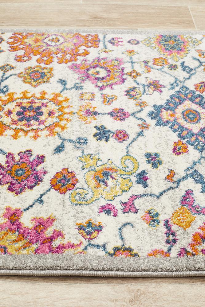 Ravella 208 Multi Polypropylene Runner Rug