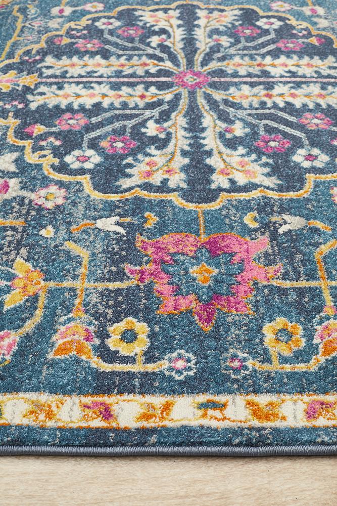 Ravella 209 Navy Polypropylene Rug