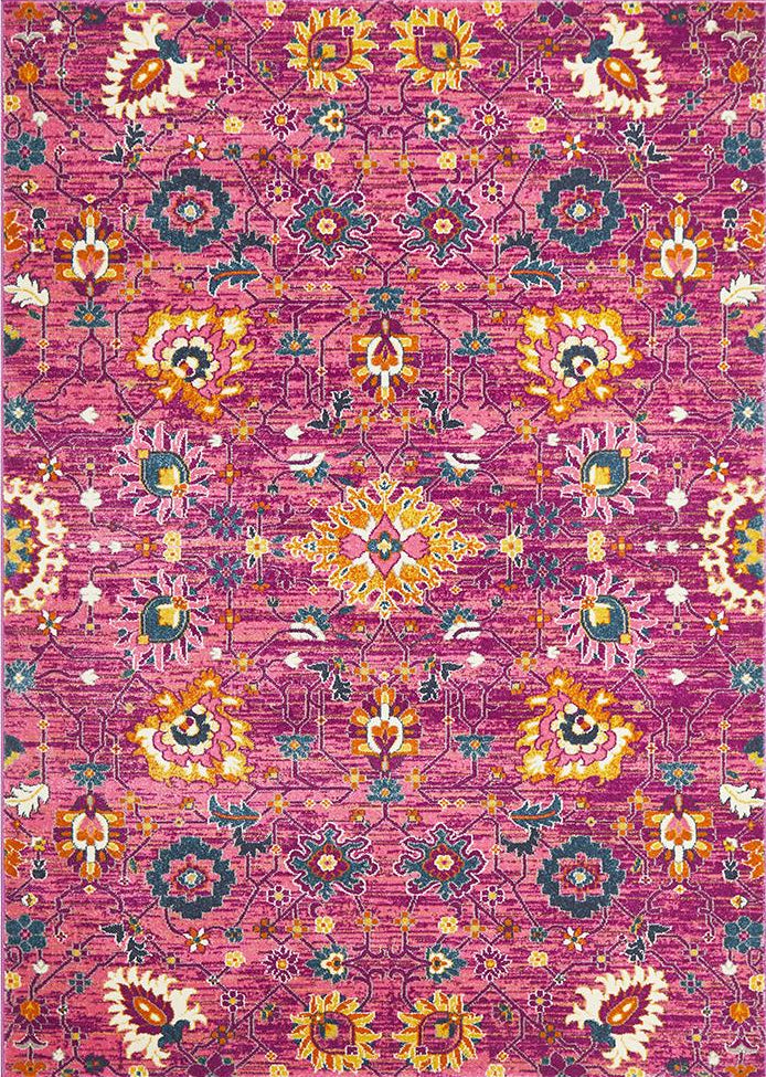 Ravella 210 Fuchsia Purple Polypropylene Rug