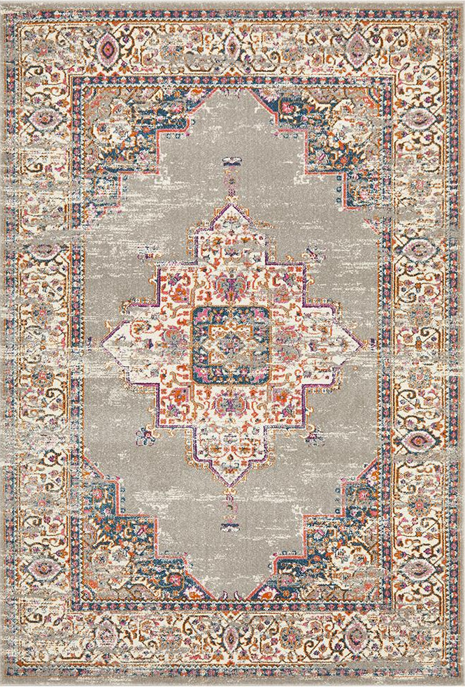 Ravella 211 Grey Polypropylene Rug