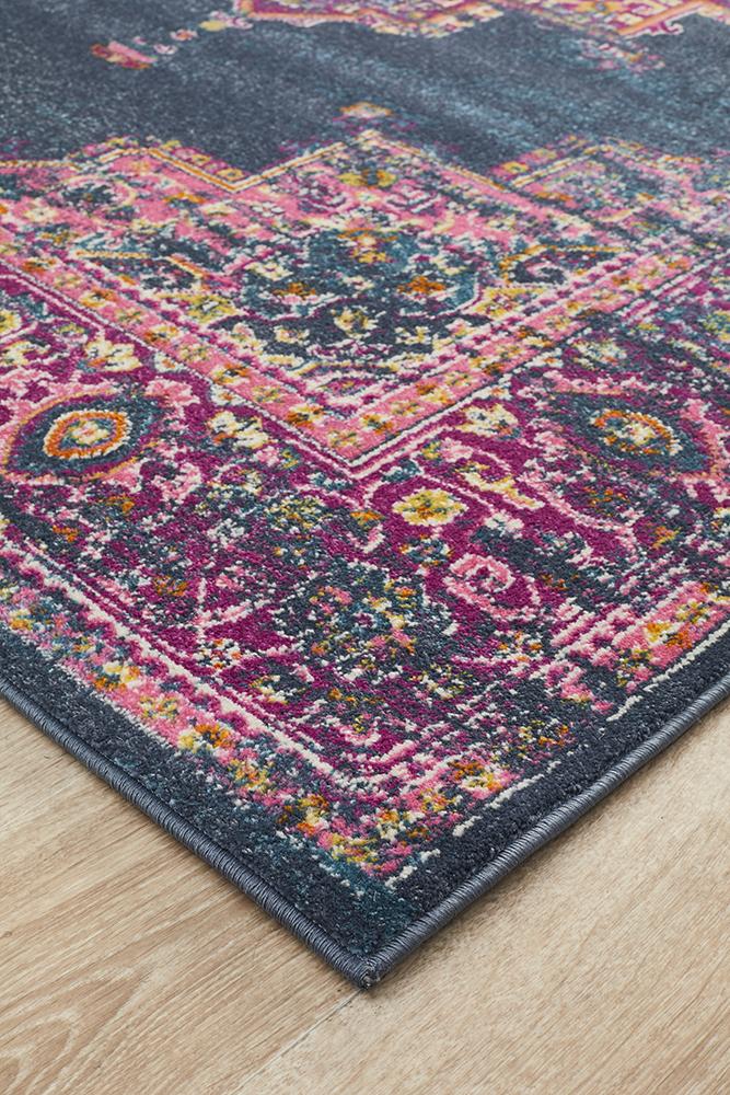 Ravella 211 Navy Polypropylene Rug