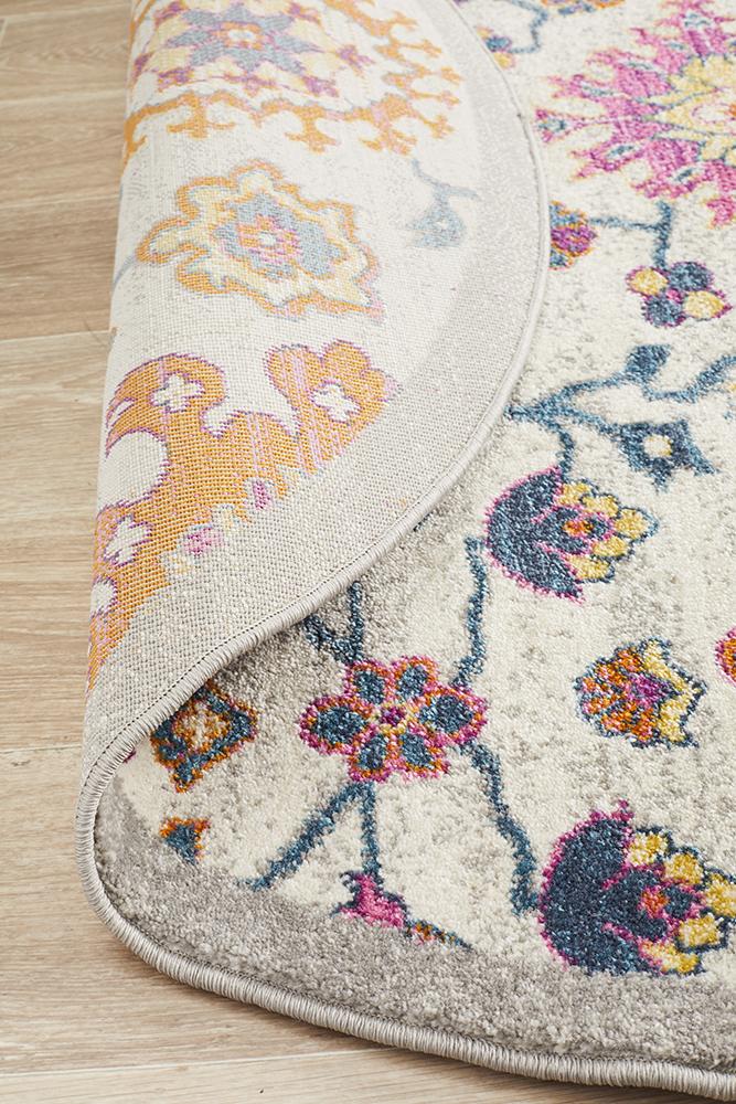 Ravella Multi Polypropylene Round Rug