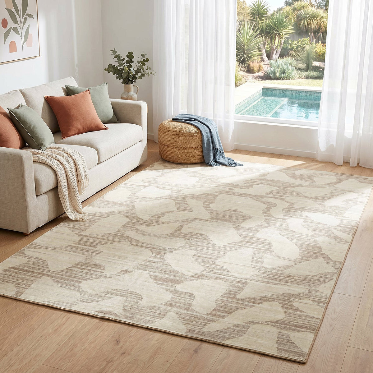 Rinasca Natural Washable Rug