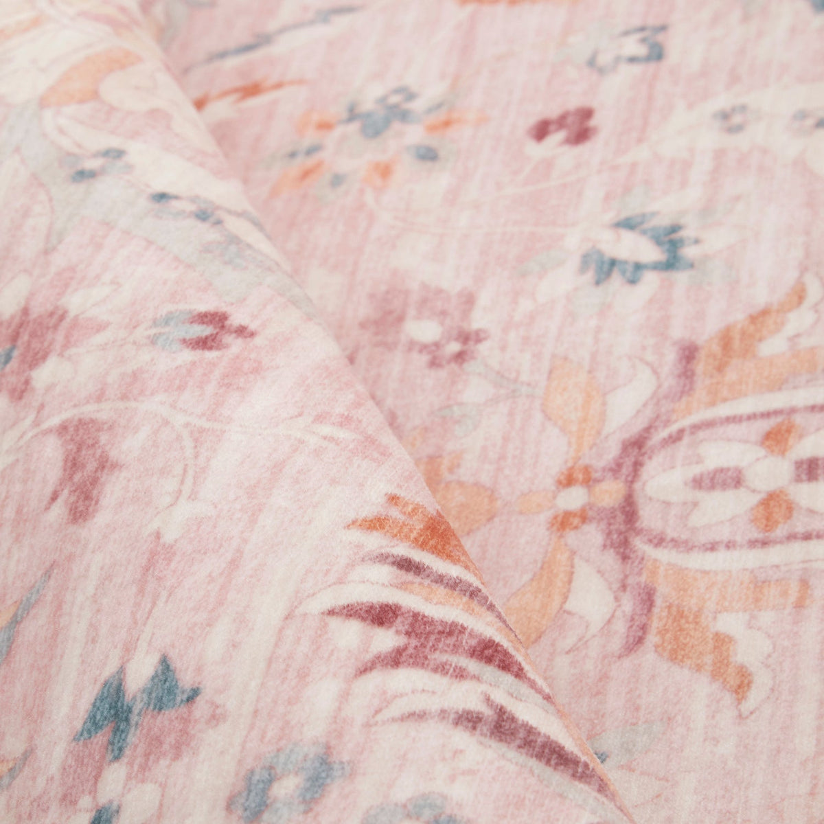 Rinasca Pink Washable Rug