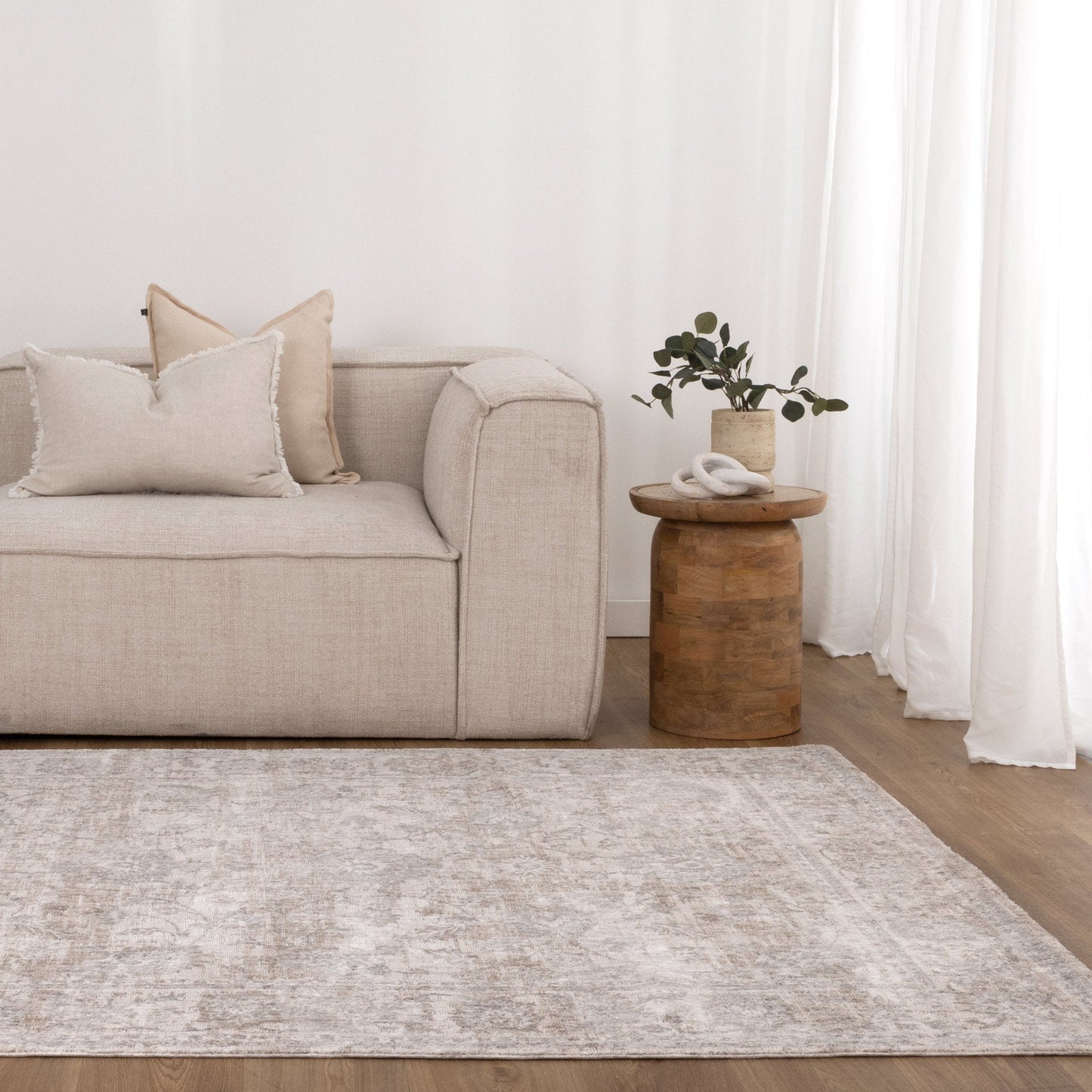 Solace Beige Transitional Rug