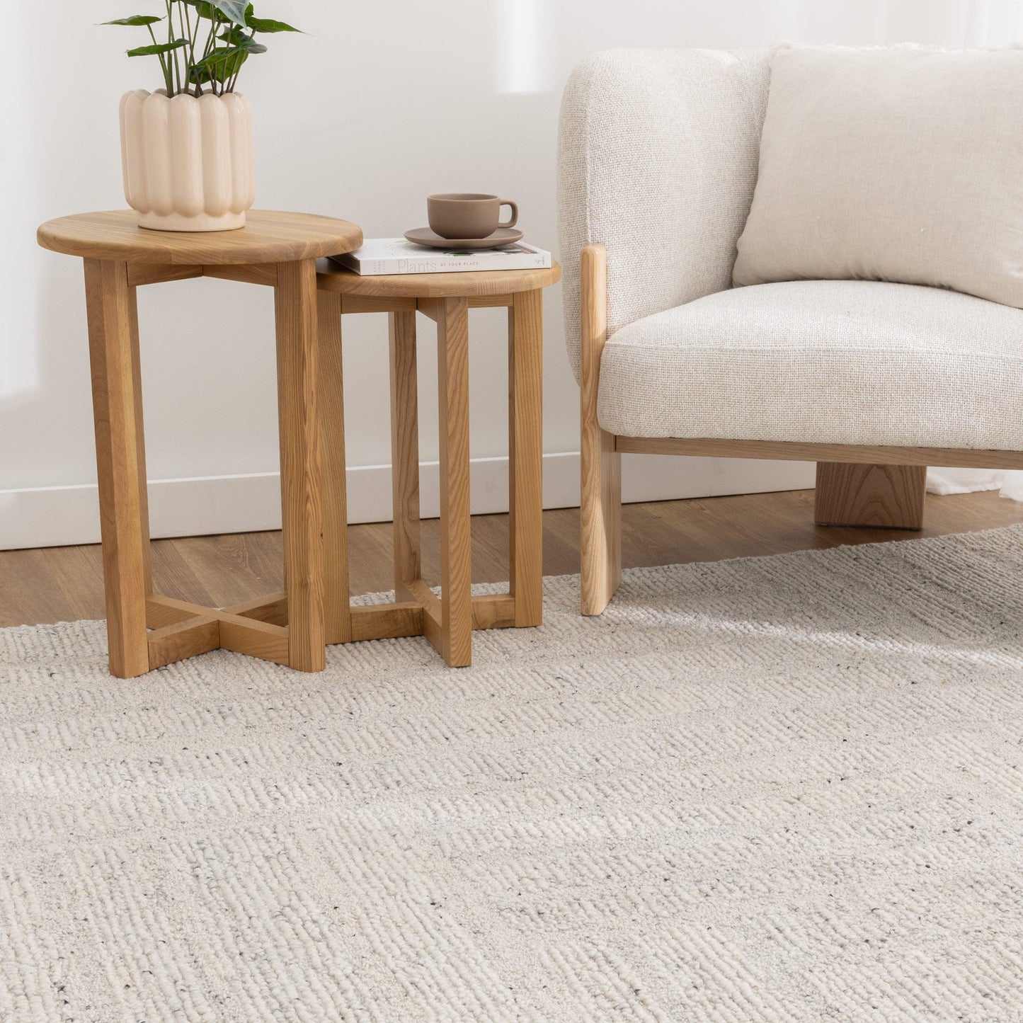 Serenity Silver Wool Rug