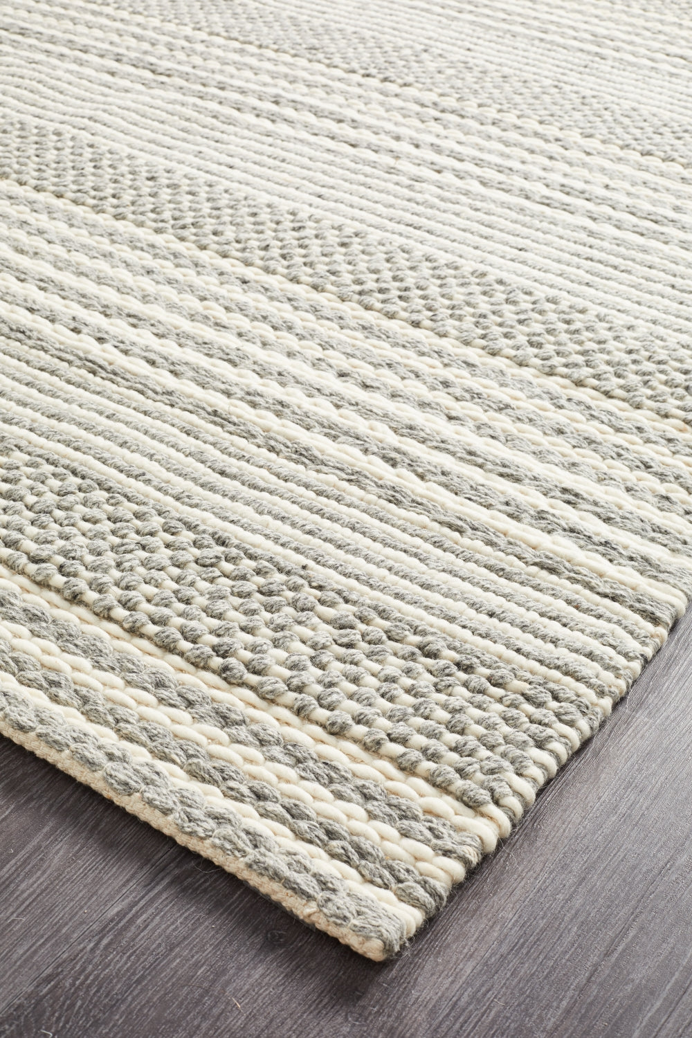 Halden Silver Wool Rug