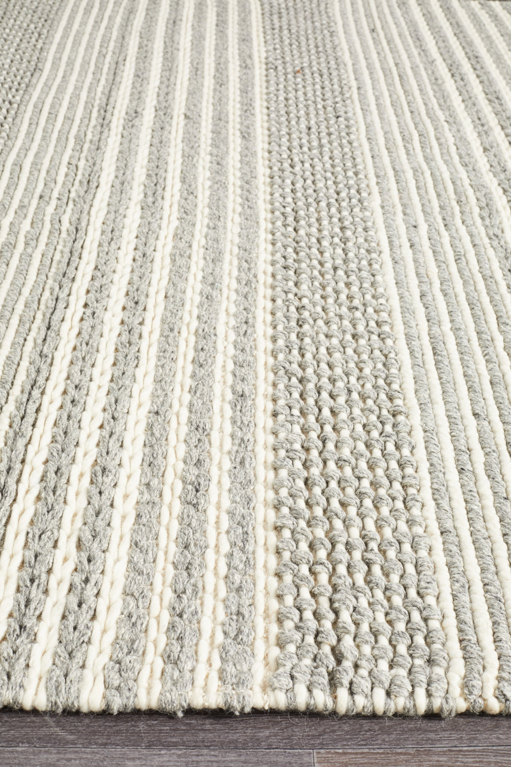 Halden Silver Wool Rug