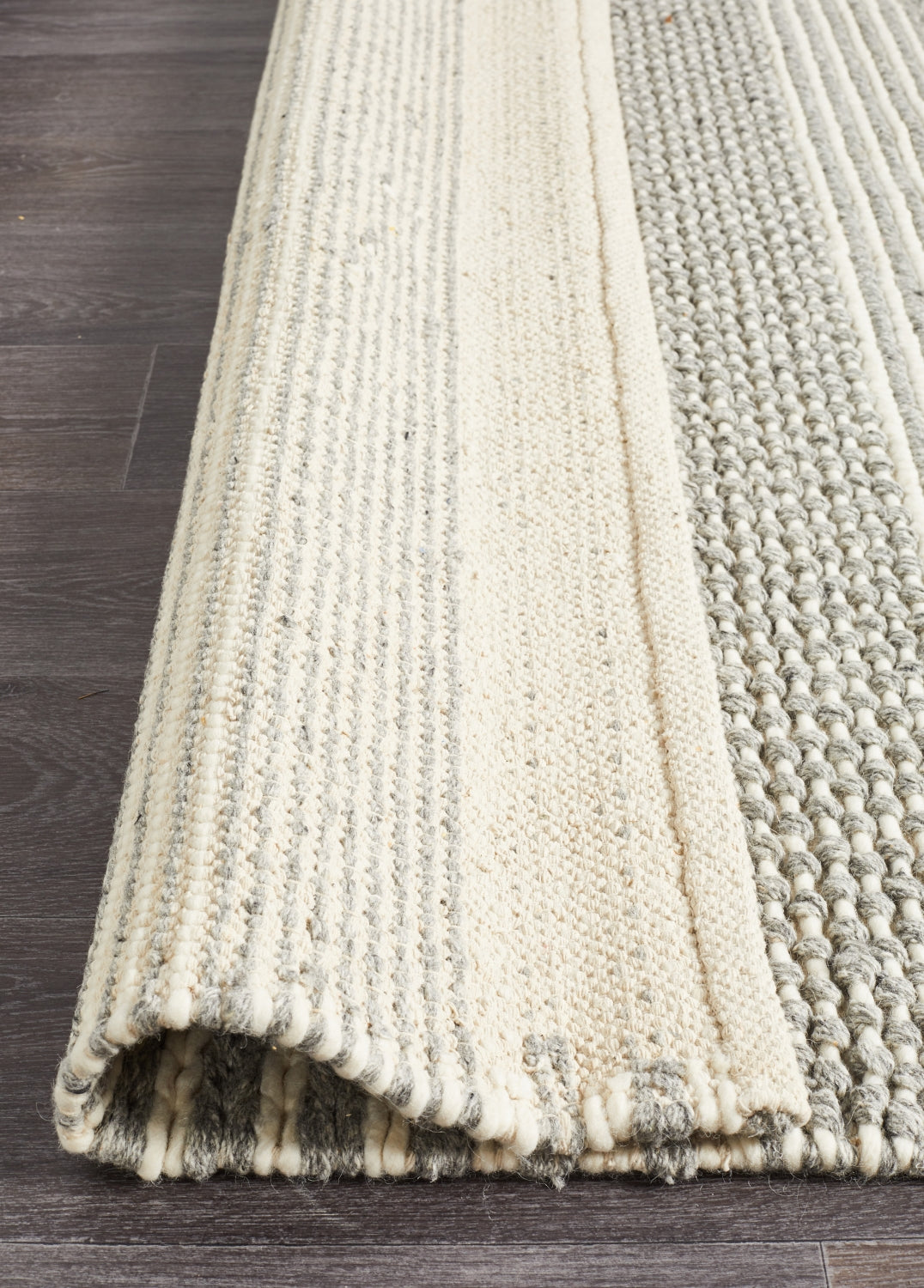 Halden Silver Wool Rug