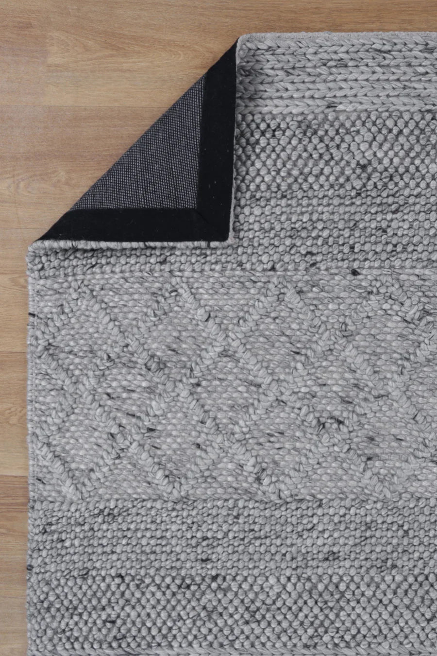 Aris Grey Wool Rug