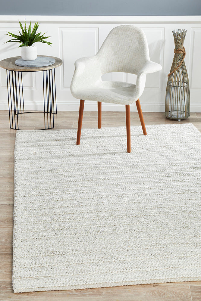 Sorrel Ivory Wool Rug
