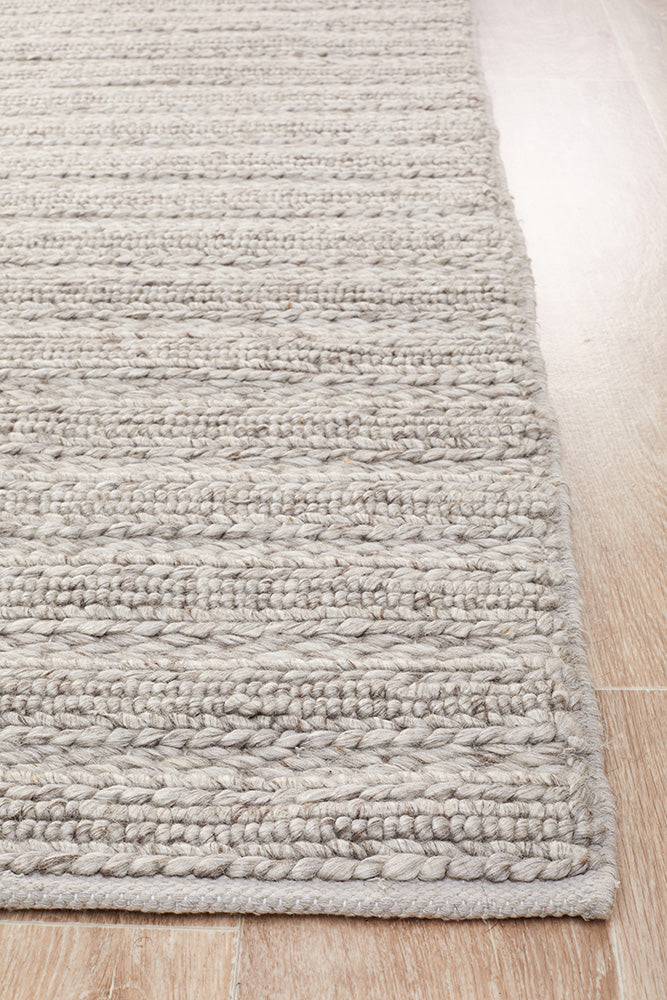 Sorrel Silver Wool Rug