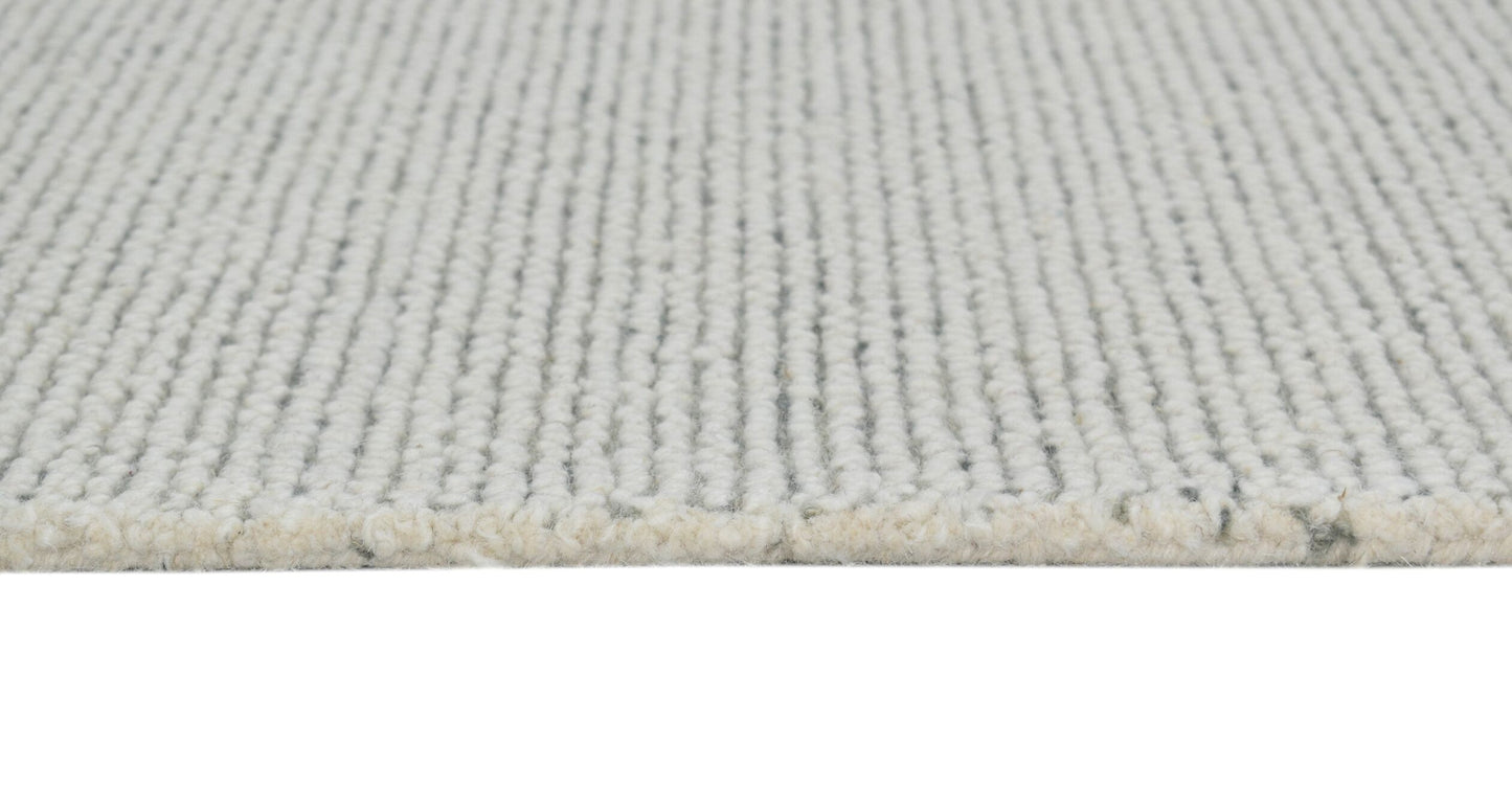 Talo Ivory Grey Wool Rug