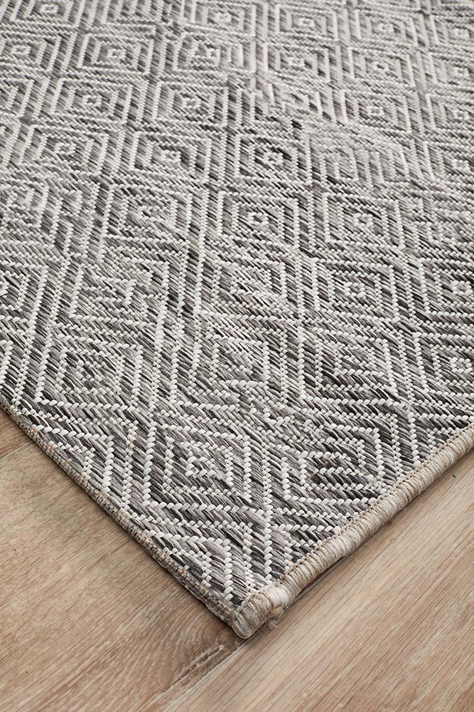Terrazza Dove Brown Runner Rug