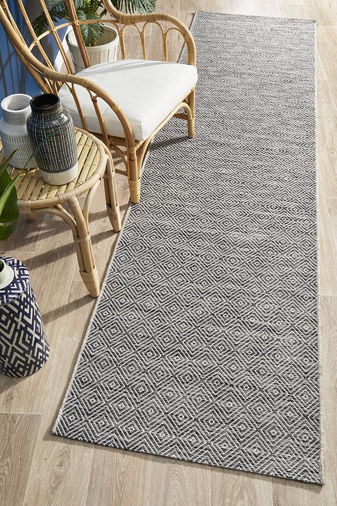 Terrazza Dove Brown Runner Rug