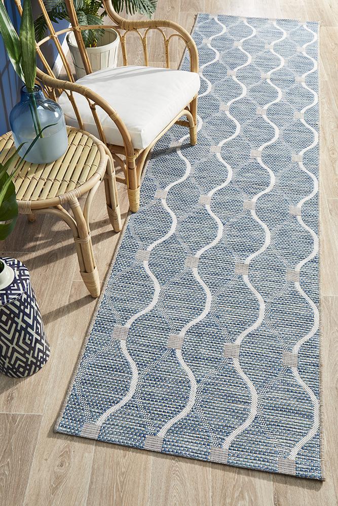 Terrazza Denim Runner Rug