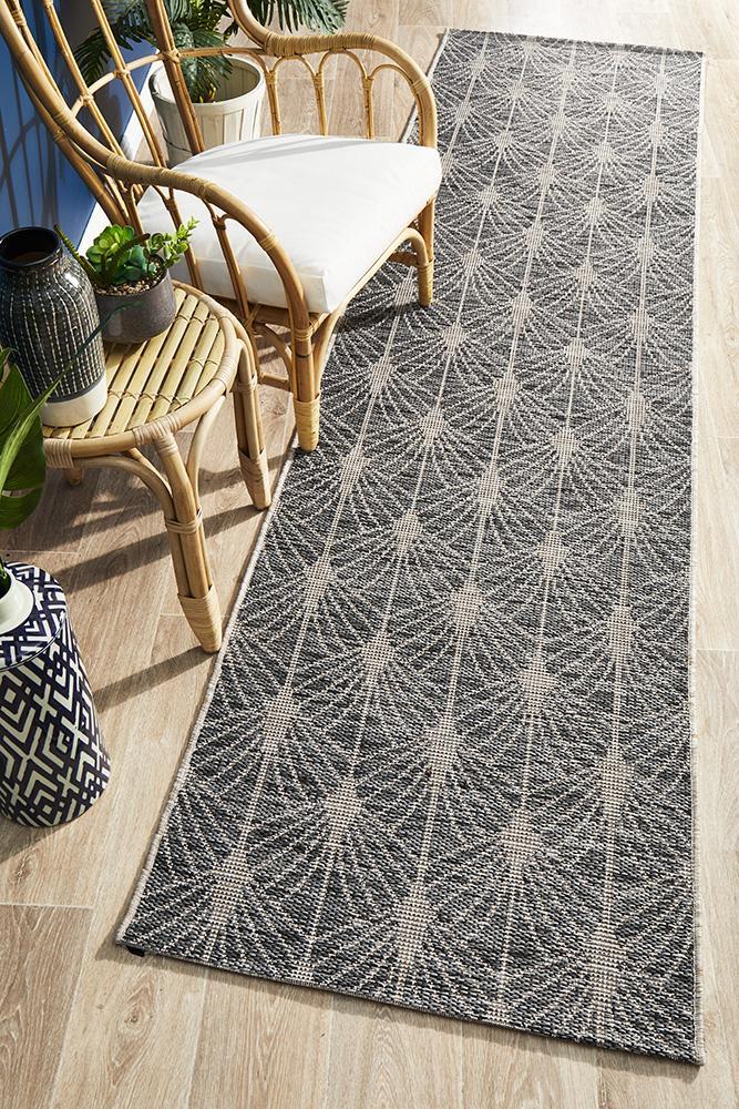 Terrazza Onyx Brown Runner Rug